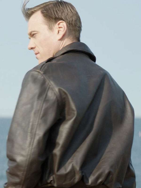 Jake Abel Fog of War 2025 Leather Jacket