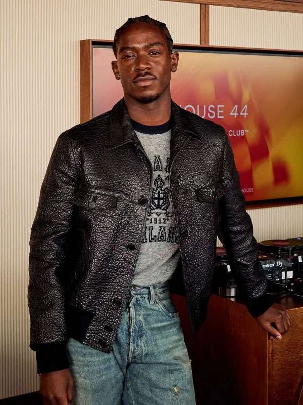 Formula 1 British Grand Prix 2025 Black Leather Jacket