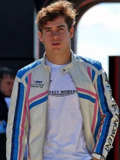 Franco Colapinto F1 Alpine Racer Leather Jacket