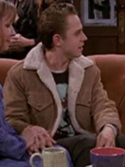 TV Series Friends Giovanni Ribisi Brown Suede Leather Jacket