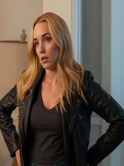 Brianne Howey Ginny and Georgia Black Leather Jacket