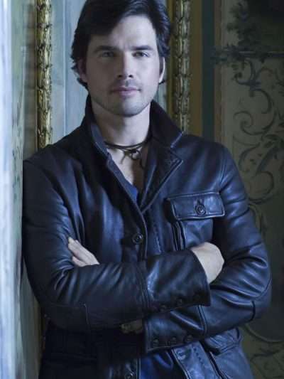 Rufus Humphrey Gossip Girl Black Leather Jacket