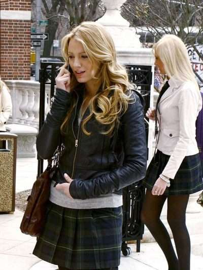 Gossip Girl TV Series Blake Lively Leather Jacket
