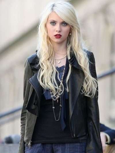 Gossip Girl Jenny Humphrey Biker Leather Jacket