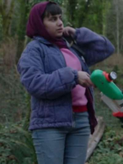 Gracelyn Awad Rinke Resident Alien Blue Quilted Jacket