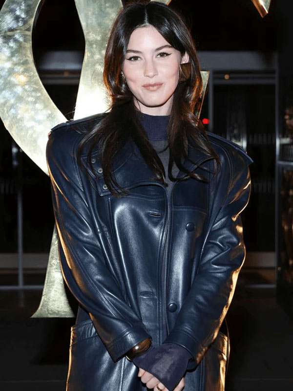 Gracie Abrams Blue Long Coat