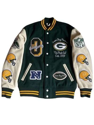 Shop OVO Green Bay Packers Varsity Jacket