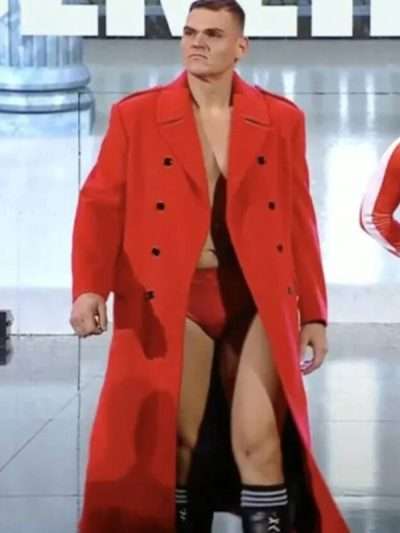 Gunther WWE Red Wool Coat