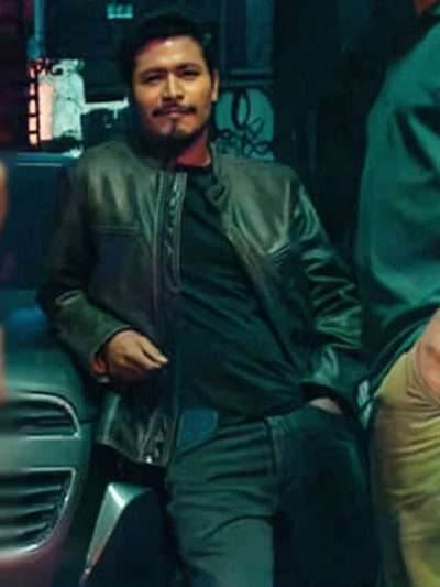 Harold Torres The Gringo Hunters S01 Black Leather Jacket