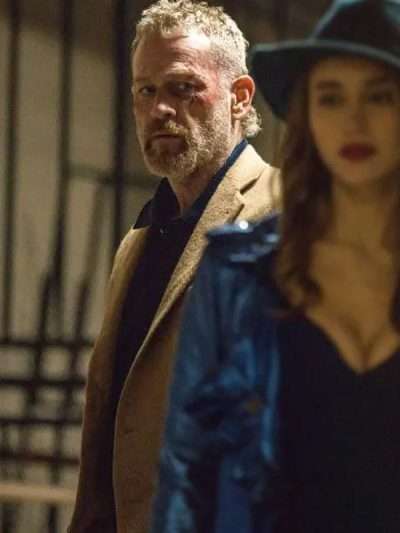 Max Martini Hollywood Grit 2025 Brown Coat