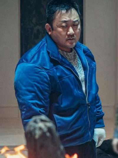 Ba Woo Holy Night Demon Hunters 2025 Blue Bomber Jacket