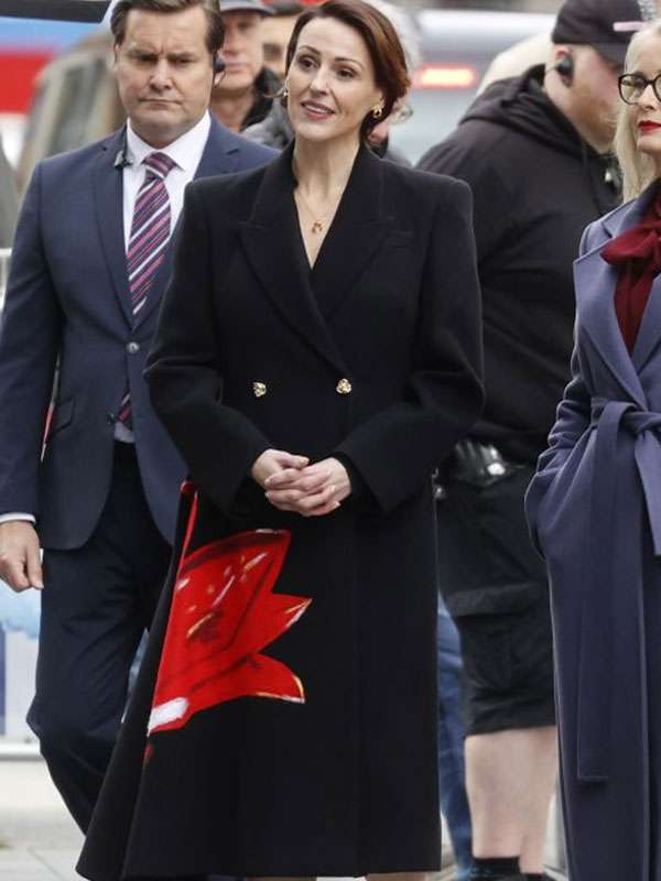 Hostage 2025 Suranne Jones Black Coat