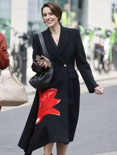 Suranne Jones Hostage Black Trench Coat