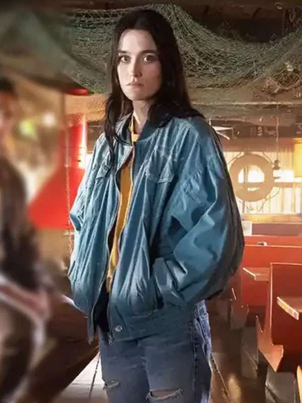 I Know What You Did Last Summer 2025 Stevie Blue Bomber Jacket