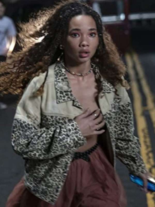 I Know What You Did Last Summer Ashley Moore Leopard Print Jacket