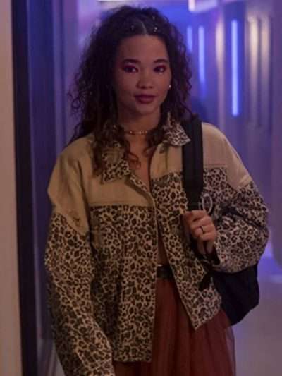 I Know What You Did Last Summer Ashley Moore Leopard Print Jacket