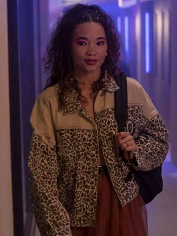 I Know What You Did Last Summer Ashley Moore Leopard Print Jacket