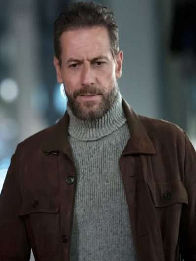 Elsbeth 2025 Angus Doyle Brown Suede Leather Jacket
