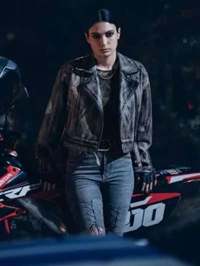 Shop Irina Artenii Subteran 2025 Biker Leather Jacket
