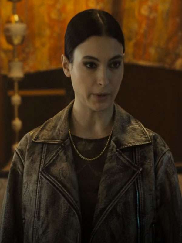Irina Artenii Subteran 2025 Black Biker Leather Jacket