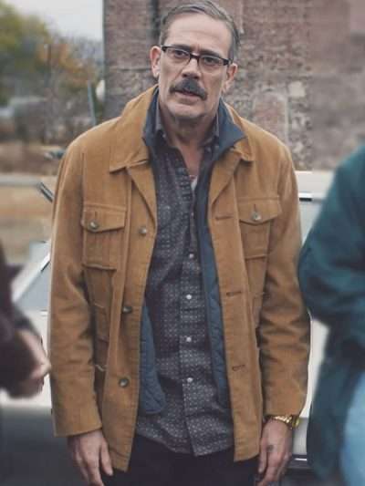 Neighborhood Watch 2025 Jeffrey Dean Morgan Brown Jacket
