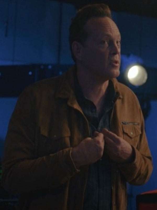 Movie Nonnas 2025 Joe Scaravella Brown Jacket