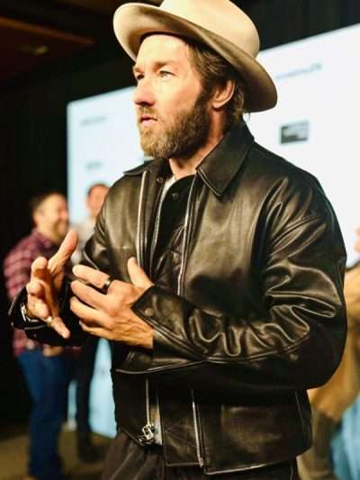 The Wrap Studio Joel Edgerton Train Dreams Leather Jacket