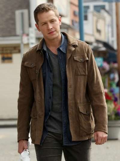 Once Upon a Time Josh Dallas Brown Leather Jacket