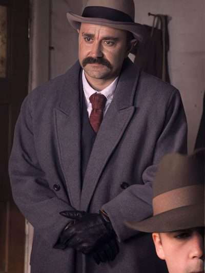Fear Below 2025 Josh McConville Grey Wool Coat
