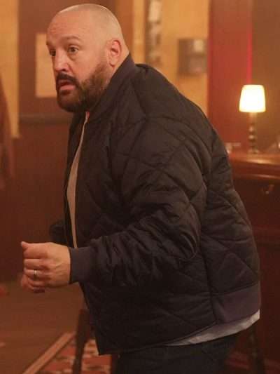 Guns Up 2025 Kevin James Black Quilted Jacket
