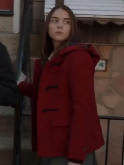 Law & Order Special Victims Unit Courtney Lane Red Hooded Coat