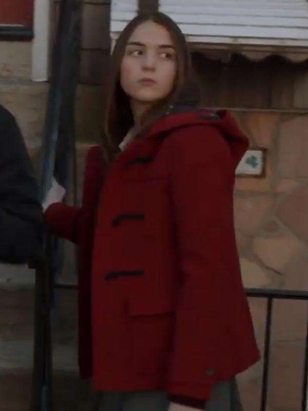 Law & Order Special Victims Unit Courtney Lane Red Hooded Coat