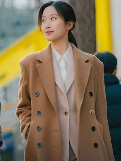 Moon Ga-young Law and the City Brown Wool Coat