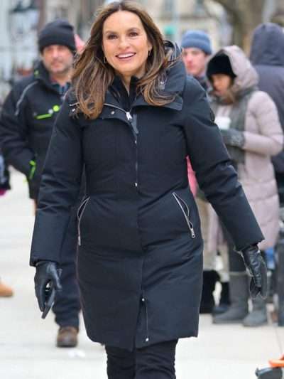 Law and Order Special Victims Unit 2025 Olivia Benson Black Coat