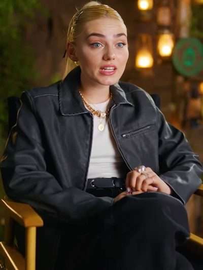 Zombies 4: Dawn of the Vampires 2025 Meg Donnelly Leather Jacket