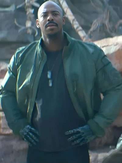 Mortal Kombat II 2025 Mehcad Brooks Green Jacket