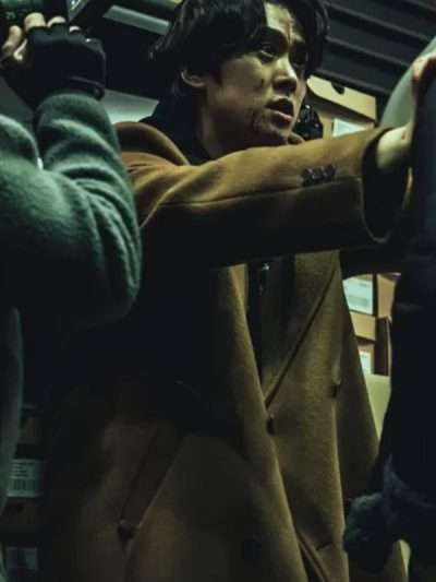 Mercy for None 2025 Gong Myung Brown Wool Coat