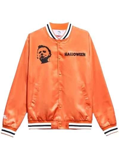 Halloween Michael Myers Orange Bomber Jacket