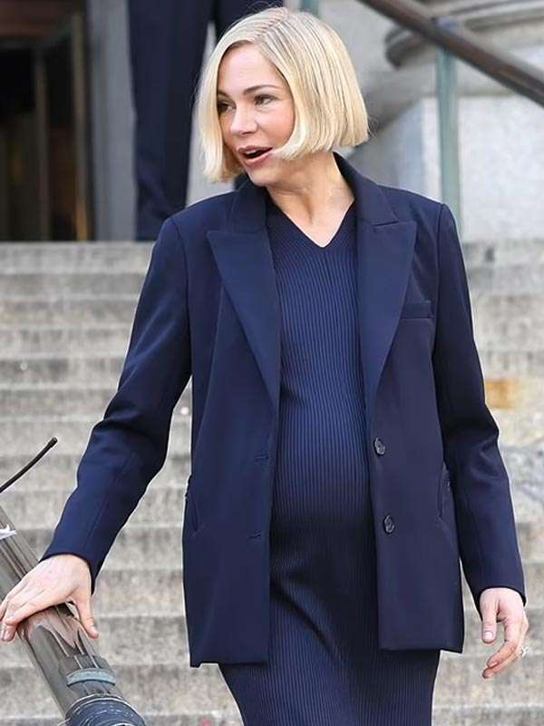 A Place in Hell 2025 Michelle Williams Blue Blazer