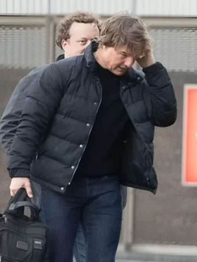 Mission Impossible The Final Reckoning 2025 Tom Cruise Black Puffer Jacket