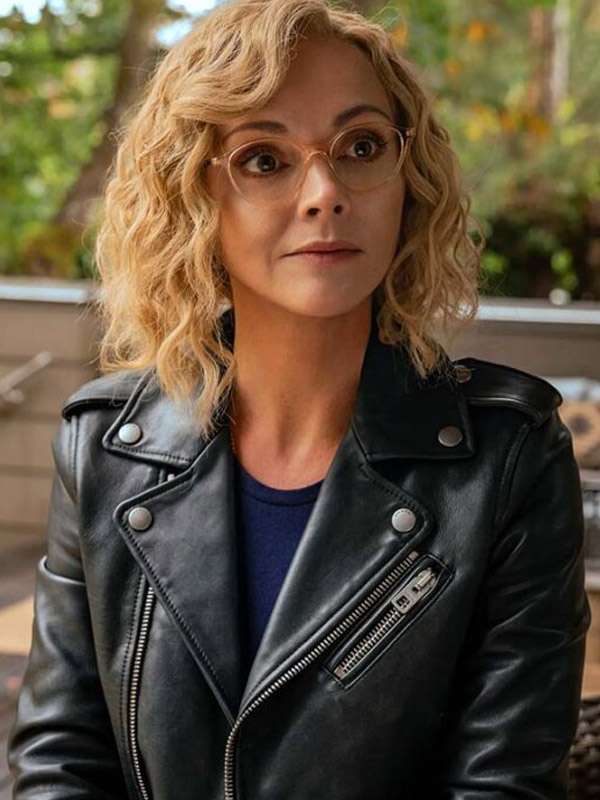 TV Series Yellowjackets Christina Ricci Black Biker Jacket
