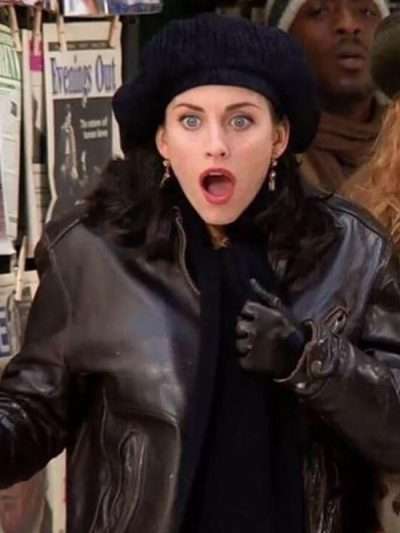 TV Series Friends Courteney Cox Leather Jacket
