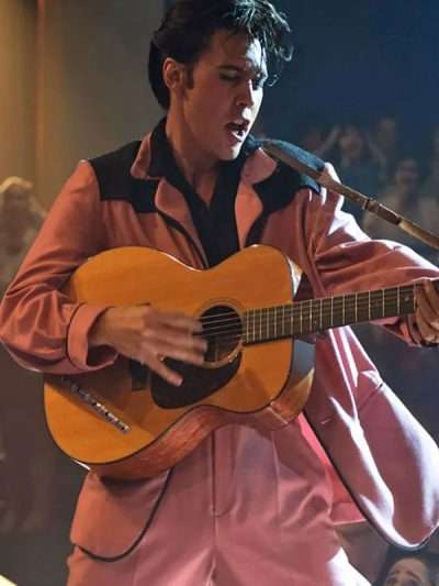Elvis 2022 MovAustin Butler Elvis Pink Suitie Austin Butler Pink Suit