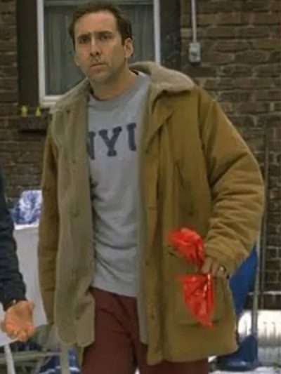 Jack Campbell The Family Man 2000 Brown Shearling Jacket