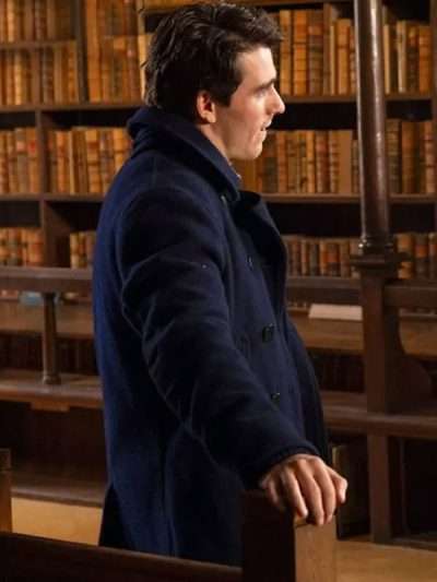 My Oxford Year 2025 Jamie Davenport Blue Wool Peacoat