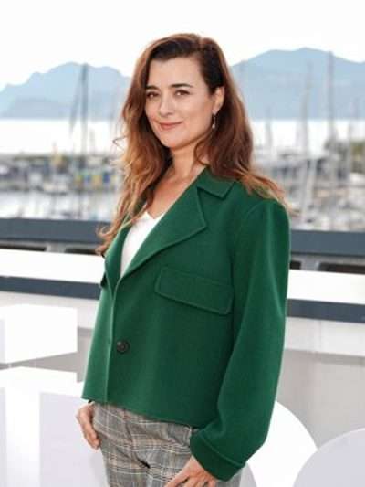 NCIS Tony & Ziva 2025 Cote de Pablo Green Wool Jacket