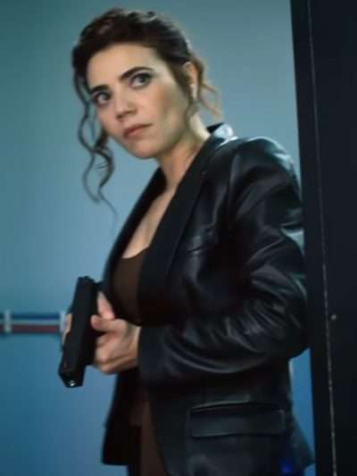 Nassima Benchicou NCIS Tony & Ziva Leather Blazer