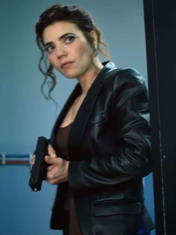 Nassima Benchicou NCIS Tony & Ziva Leather Blazer