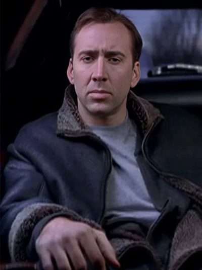 The Family Man Nicolas Cage Black Leather Jacket
