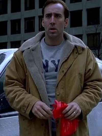 Movie The Family Man Nicolas Cage Brown Jacket